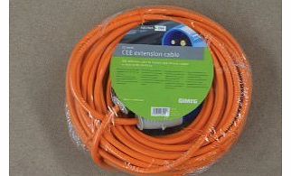 25 Metre 2.5mm Aproved Caravan Motorhome Extension Hook Up Cable Lead