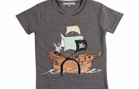 Pirate striped T-Shirt Noir `2 years,3 years,4