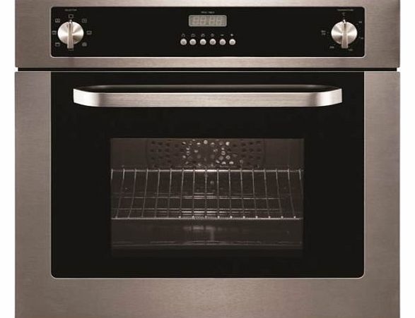  56L Electric Single Built-in Fan Oven with Double Glazed Door