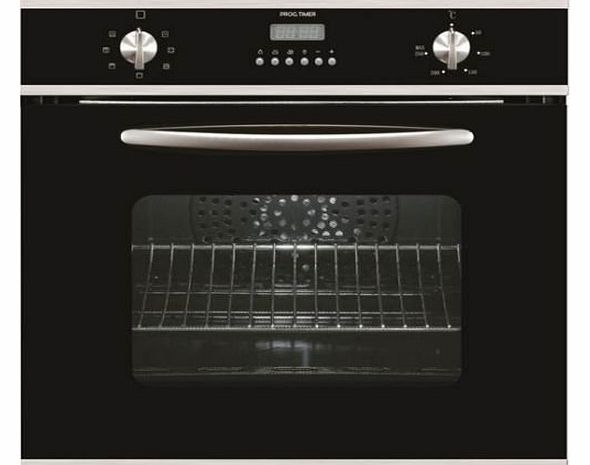 56L Electric Single Built-in Fan Oven with Rotisserie