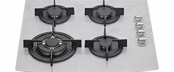 Millar  GH6041PERS 60cm Built-in 4 Burner Gas on Glass Hob / Cooker / Cooktop with FFD