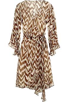 Milly Chiffon Wrap Dress