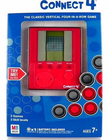 Connect 4 Electronic Handheld Game MB Hasbro