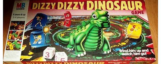 Milton Bradley Vintage 1987 MB Dizzy Dizzy Dinosaur Game