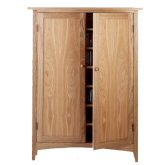 Milton CD and DVD Cupboard - Natural
