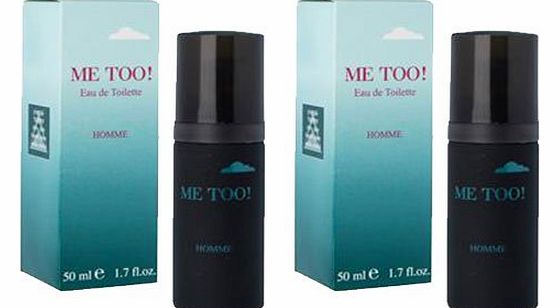 Milton Lloyd 2 PACK, Milton Lloyd - Me Too Homme - Mens Eau De Toilette Aftershave - EDT - 50ml