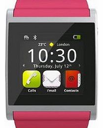 MiMi im IMWALP02C03 Bluetooth Headset Smart Watch (Pink)