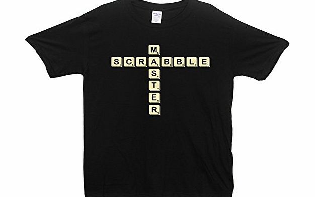 Minamo Scrabble Master T-Shirt - Black - Medium (38-40 inches)
