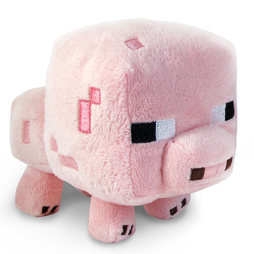 Minecraft 18cm Baby Pig Soft Toy