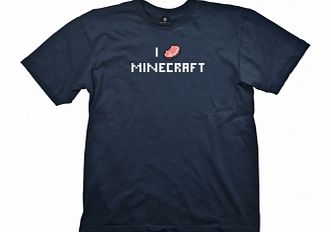 I Porkchop Minecraft Navy T-Shirt Size