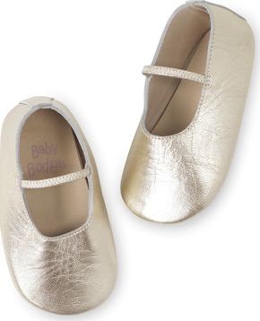 Mini Boden, 1669[^]34849463 Baby Shoes Gold Mini Boden, Gold 34849463