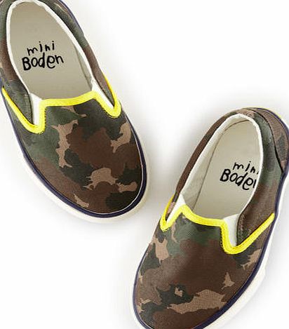 Mini Boden Canvas Pull-ons, Green 34520361