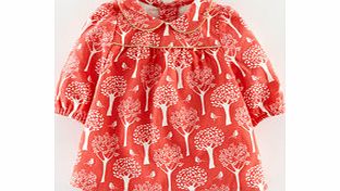 Mini Boden Charming Printed Cord Dress, Rosy Pink Winter