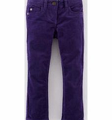 Mini Boden Cord Slim Fit Jeans, Red,Blue,Violet,Yellow