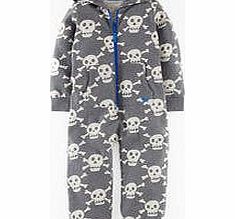 Mini Boden Cosy All-in-one, Blue Camouflage,Goldfish