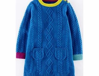 Cosy Cable Dress, Fountain Blue 34385401