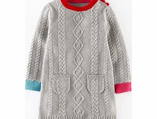 Cosy Cable Dress, Grey Marl 34385500