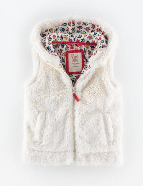 Mini Boden Cosy Gilet Cream Mini Boden, Cream 34900654