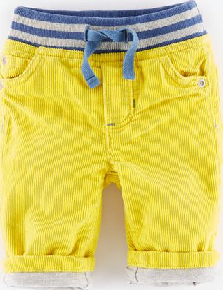 Mini Boden Cosy Lined Jeans Fishermans Yellow Cord Mini