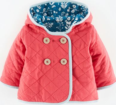 Mini Boden, 1669[^]34957738 Cosy Quilted Reversible Jacket Raspberry/Mallard