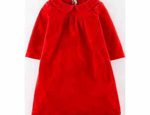 Mini Boden Cosy Velour Dress, Ruby 34440149