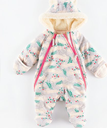 Mini Boden, 1669[^]34975417 Cosy Zip-up All-in-one Grey Country Hare/Blush