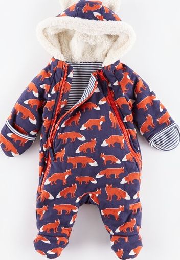 Mini Boden, 1669[^]34975334 Cosy Zip-up All-in-one Utility Blue Fox/Blue