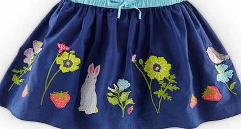 Mini Boden Decorative Skirt Soft Navy Garden Mini Boden,
