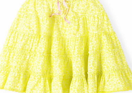 Mini Boden Ditsy Daisy Twirly Skirt Sherbet Lemon Ditsy