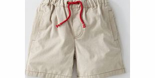 Mini Boden Drawstring Shorts, Stone,Denim,Navy