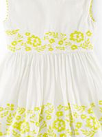 Mini Boden Embroidered Dress, Snowdrop Flowers 34596551