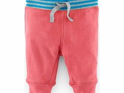 Mini Boden Essential Jersey Trousers, Flame Red,Fluoro