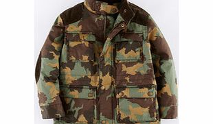 Mini Boden Field Jacket, Khaki Britoflage 34296541