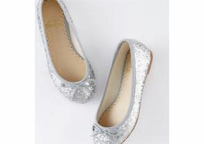 Mini Boden Glitter Ballet Flats, Silver,Blue,Multi 34183863