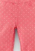 Mini Boden Heart Patch Jersey Jeans, Pink Grapefruit 34550400