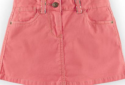 Mini Boden Heart Pocket Jeans Skirt, Pink 34632224