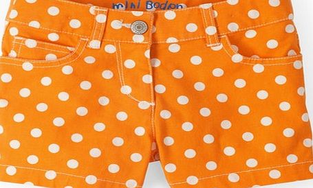 Mini Boden Heart Pocket Shorts, Orange 34581884