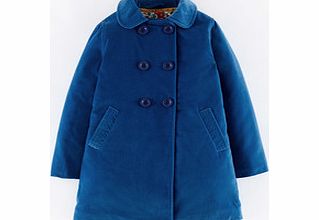 Mini Boden Heritage Coat, Fountain Blue,Tweed 34198408