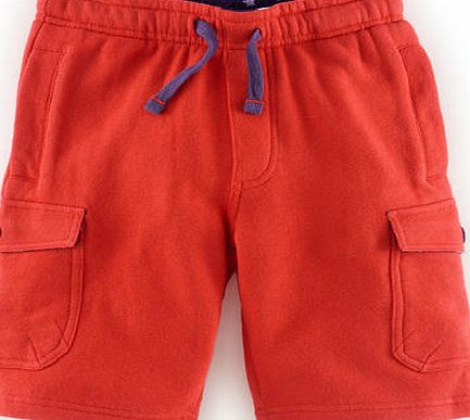 Mini Boden Jersey Cargo Shorts, Tomato 34526269