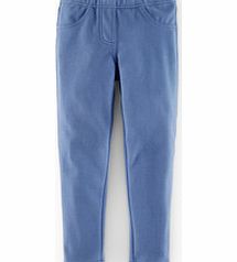 Mini Boden Jersey Jeans, Regatta Blue,Hot Coral,Sherbet