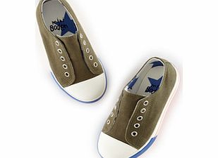 Mini Boden Laceless Canvas Pull-ons, Khaki,Blue,Red 34520726