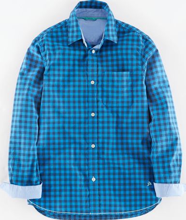 Mini Boden, 1669[^]34939678 Laundered Shirt Blue Mini Boden, Blue 34939678