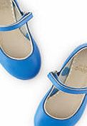 Mini Boden Leather Mary Janes, Polka Blue 34522615