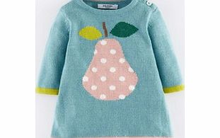 Mini Boden My Baby Knitted Dress, Duck