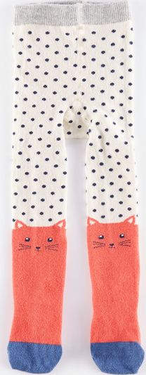 Mini Boden, 1669[^]35006345 Novelty Tights Washed Red/Cat Mini Boden, Washed
