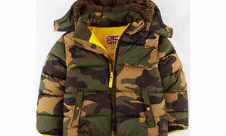 Mini Boden Padded Jacket, Khaki Camouflage 34173815