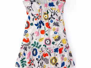 Pretty Printed Cord Dress, Silver Forest
