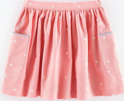 Mini Boden Pretty Printed Skirt Blush Spot Cord Mini Boden,