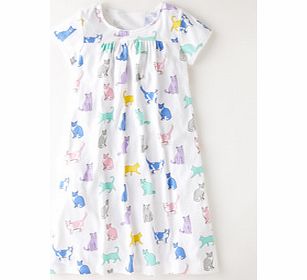 Mini Boden Printed Nightie, Multi Meow 33803230