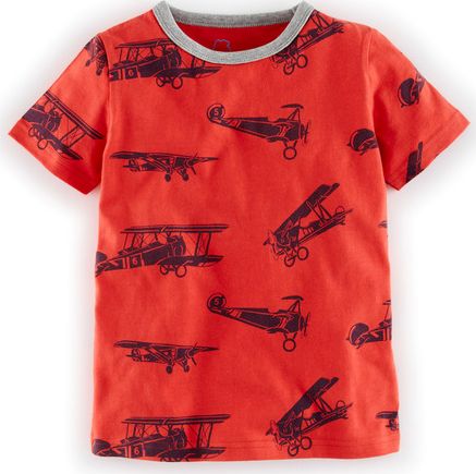 Mini Boden, 1669[^]34528125 Printed T-shirt Red Mini Boden, Red 34528125